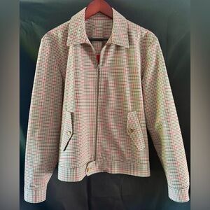 Mr. Turk Men's Vintage Classic Plaid Lightweight Jacket Size M